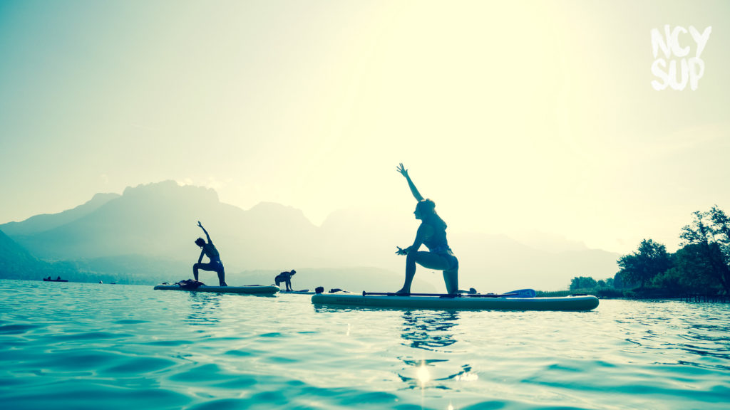 Paddle yoga lac d'Annecy NCY SUP