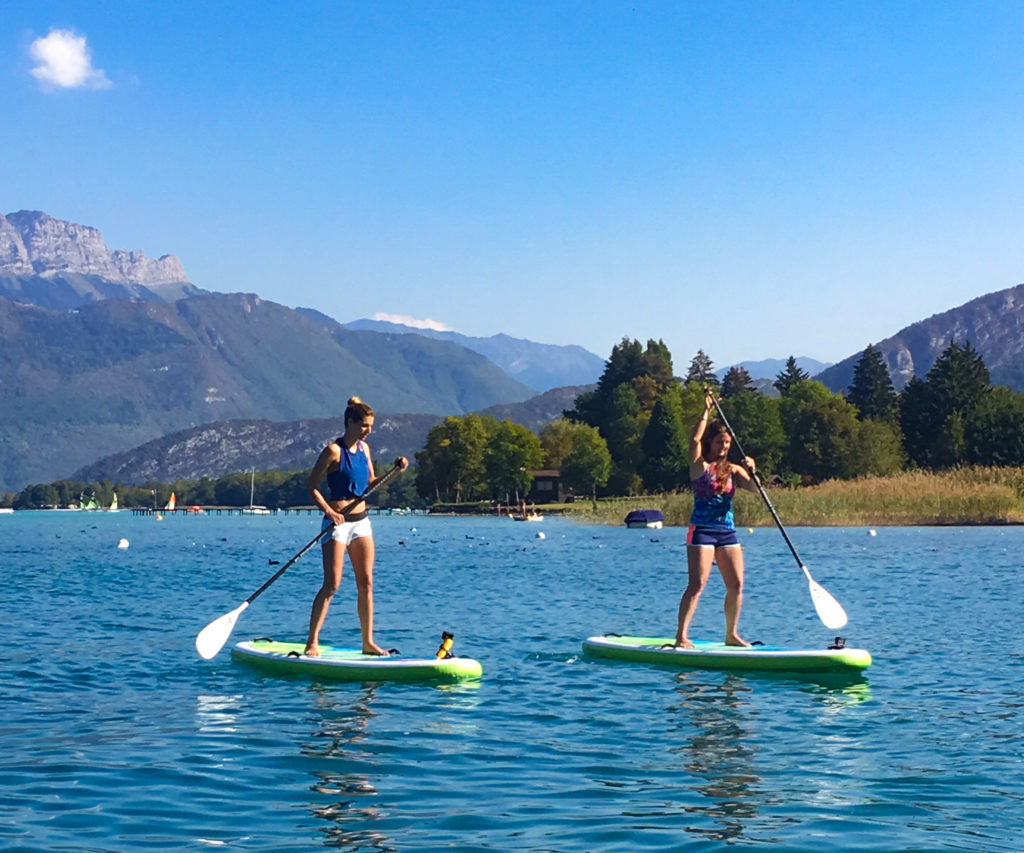 pratique stand up paddle annecy